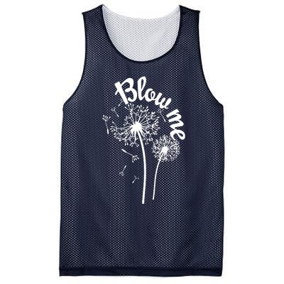 Blow Me Dandelion Mesh Reversible Basketball Jersey Tank