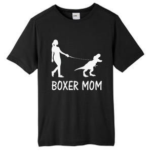 Boxer Mom Dog Boxer Mama Dinosaur Funny Mothers Day Tall Fusion ChromaSoft Performance T-Shirt