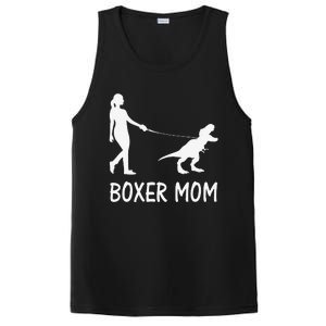 Boxer Mom Dog Boxer Mama Dinosaur Funny Mothers Day PosiCharge Competitor Tank