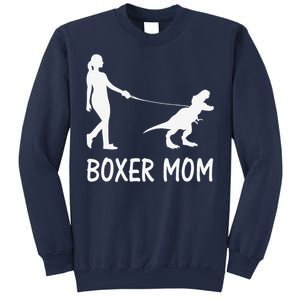 Boxer Mom Dog Boxer Mama Dinosaur Funny Mothers Day Sweatshirt