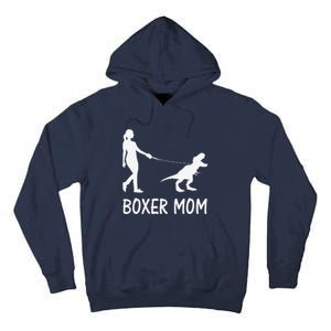 Boxer Mom Dog Boxer Mama Dinosaur Funny Mothers Day Tall Hoodie