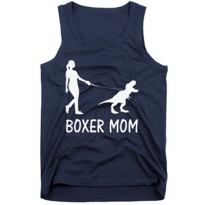 Boxer Mom Dog Boxer Mama Dinosaur Funny Mothers Day Tank Top