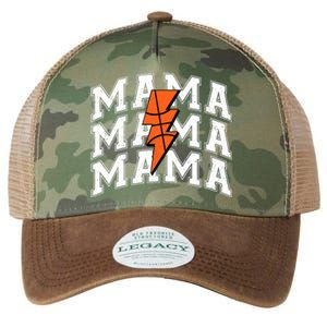 basketball Mama Distressed Lightning Bolt Mom Legacy Tie Dye Trucker Hat