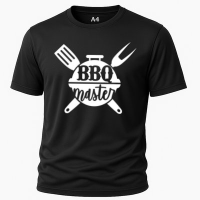 Bbq Master Dad Grilling Camping Fathers Day Funny Great Gift Performance Shirt