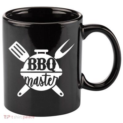 Bbq Master Dad Grilling Camping Fathers Day Funny Great Gift 11oz C Handle Ceramic Mug