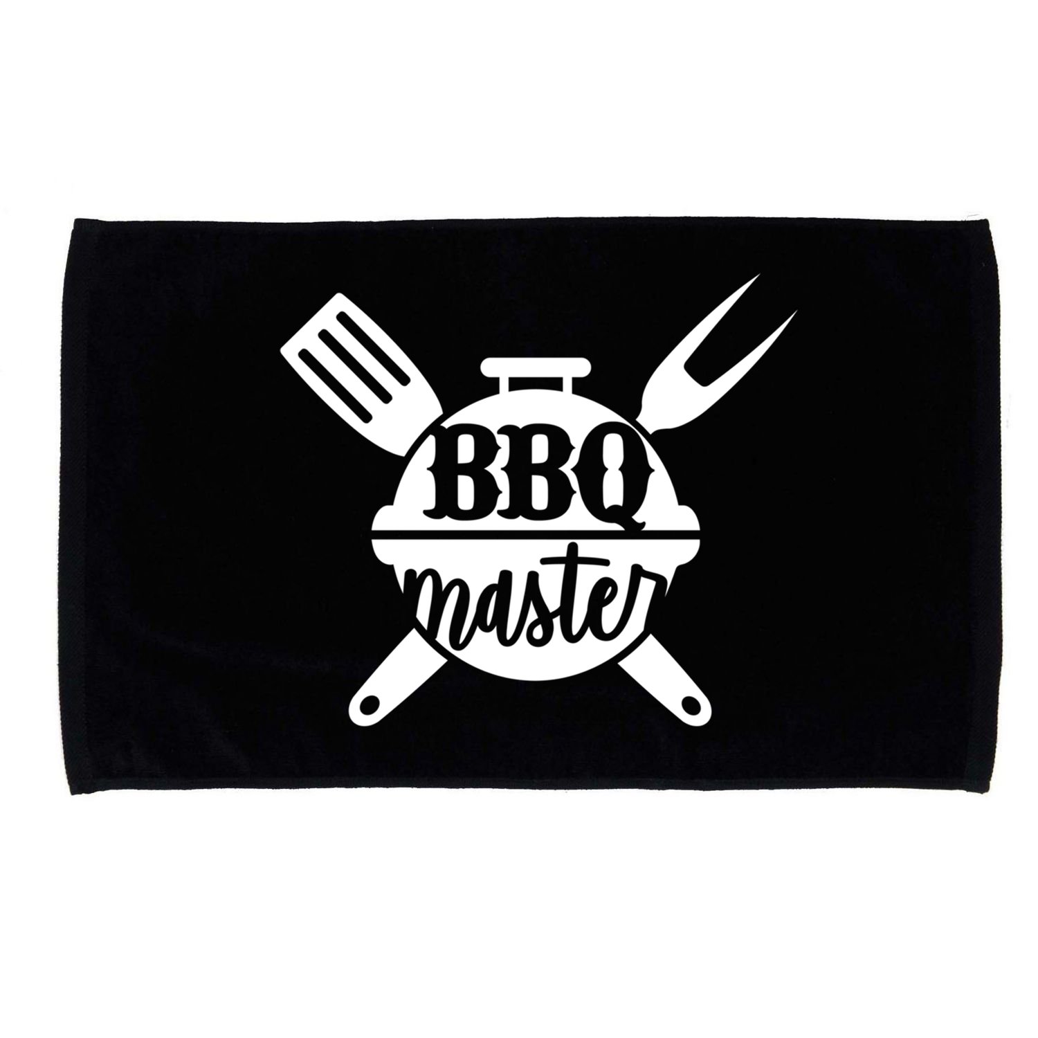 Bbq Master Dad Grilling Camping Fathers Day Funny Great Gift Microfiber Hand Towel