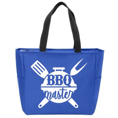 Bbq Master Dad Grilling Camping Fathers Day Funny Great Gift Zip Tote Bag