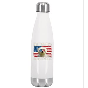 Best Maltese Dad Ever American Flag Dog Lover Puppy Owner Stainless Steel Insulated Water Bottle