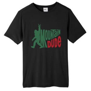 Bigfoot Mountain Dude Gift Tall Fusion ChromaSoft Performance T-Shirt