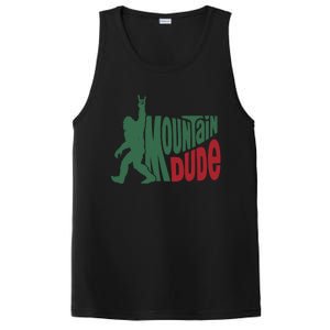 Bigfoot Mountain Dude Gift PosiCharge Competitor Tank