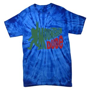 Bigfoot Mountain Dude Gift Tie-Dye T-Shirt