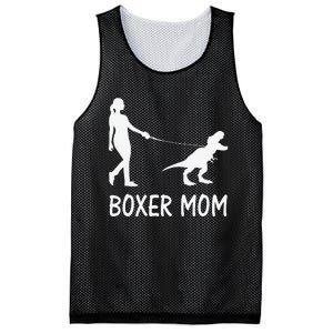 Boxer Mom Dog Boxer Mama Dinosaur Women Mother's Day Mesh Reversible Basketball Jersey Tank