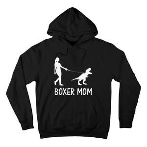 Boxer Mom Dog Boxer Mama Dinosaur Women Mother's Day Tall Hoodie