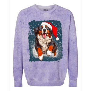 Bernese Mountain Dog Christmas Cute Gift Colorblast Crewneck Sweatshirt