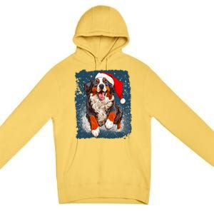 Bernese Mountain Dog Christmas Cute Gift Premium Pullover Hoodie