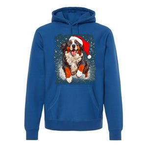 Bernese Mountain Dog Christmas Cute Gift Premium Hoodie