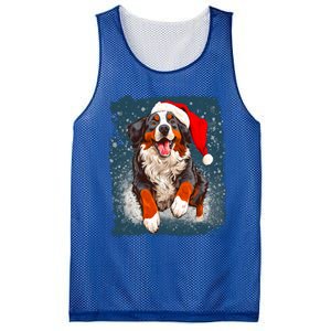 Bernese Mountain Dog Christmas Cute Gift Mesh Reversible Basketball Jersey Tank