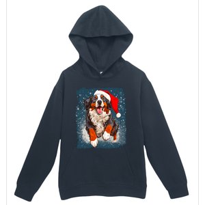 Bernese Mountain Dog Christmas Cute Gift Urban Pullover Hoodie