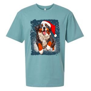 Bernese Mountain Dog Christmas Cute Gift Sueded Cloud Jersey T-Shirt