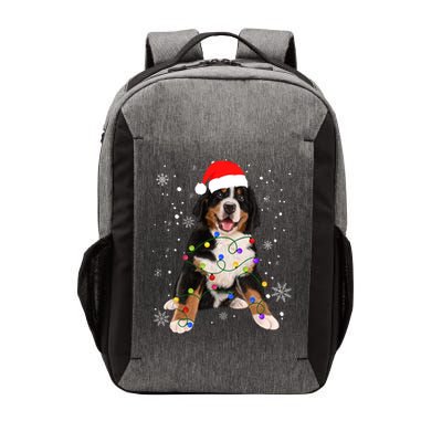 Bernese Mountain Dog Lights Christmas Matching Family Funny Gift Vector Backpack