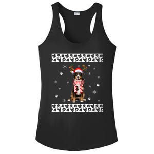 Bernese Mountain Dog Christmas Lover Gifts Ladies PosiCharge Competitor Racerback Tank