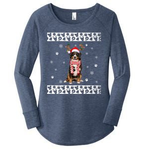 Bernese Mountain Dog Christmas Lover Gifts Women's Perfect Tri Tunic Long Sleeve Shirt