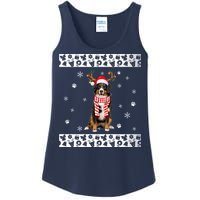 Bernese Mountain Dog Christmas Lover Gifts Ladies Essential Tank