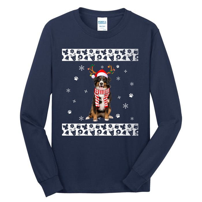 Bernese Mountain Dog Christmas Lover Gifts Tall Long Sleeve T-Shirt