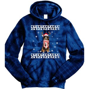 Bernese Mountain Dog Christmas Lover Gifts Tie Dye Hoodie