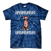 Bernese Mountain Dog Christmas Lover Gifts Tie-Dye T-Shirt