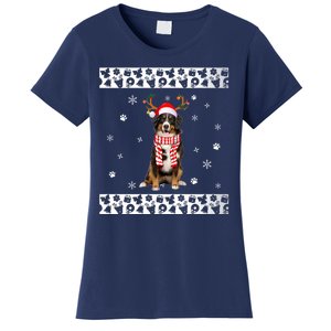 Bernese Mountain Dog Christmas Lover Gifts Women's T-Shirt