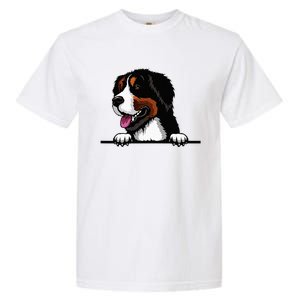 Bernese Mountain Dog Breed Popping Up Fun Dog Owner Garment-Dyed Heavyweight T-Shirt