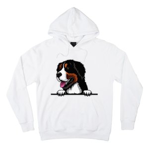 Bernese Mountain Dog Breed Popping Up Fun Dog Owner Hoodie