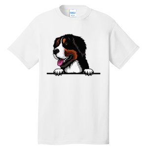 Bernese Mountain Dog Breed Popping Up Fun Dog Owner Tall T-Shirt