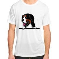 Bernese Mountain Dog Breed Popping Up Fun Dog Owner Adult ChromaSoft Performance T-Shirt