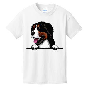 Bernese Mountain Dog Breed Popping Up Fun Dog Owner Kids T-Shirt