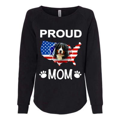 Bernese Mountain Dog Bernese Mountain Proud Patriot Mom Cute Gift Womens California Wash Sweatshirt