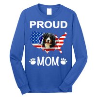 Bernese Mountain Dog Bernese Mountain Proud Patriot Mom Cute Gift Long Sleeve Shirt