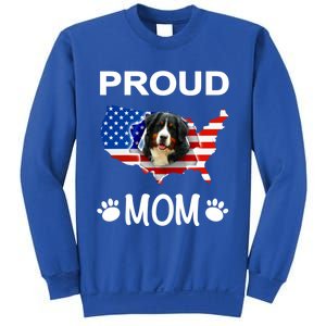 Bernese Mountain Dog Bernese Mountain Proud Patriot Mom Cute Gift Sweatshirt