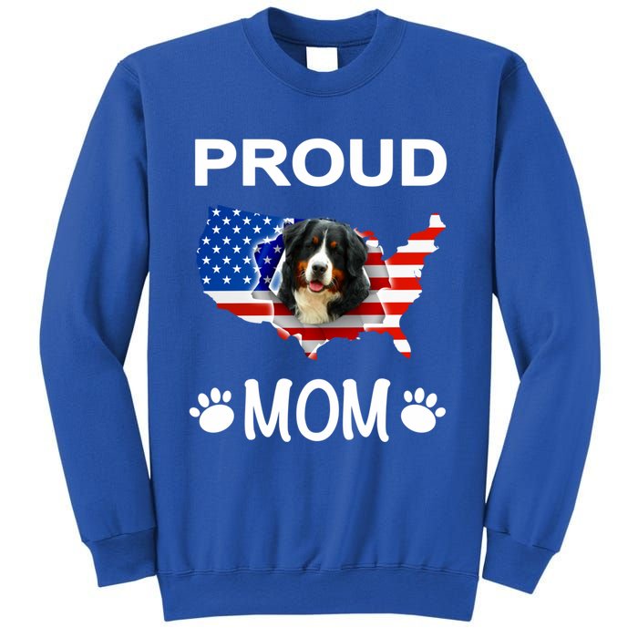 Bernese Mountain Dog Bernese Mountain Proud Patriot Mom Cute Gift Sweatshirt