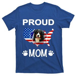 Bernese Mountain Dog Bernese Mountain Proud Patriot Mom Cute Gift T-Shirt