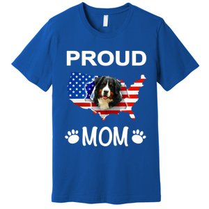 Bernese Mountain Dog Bernese Mountain Proud Patriot Mom Cute Gift Premium T-Shirt