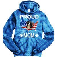 Bernese Mountain Dog Bernese Mountain Proud Patriot Mom Cute Gift Tie Dye Hoodie