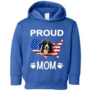 Bernese Mountain Dog Bernese Mountain Proud Patriot Mom Cute Gift Toddler Hoodie