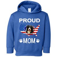 Bernese Mountain Dog Bernese Mountain Proud Patriot Mom Cute Gift Toddler Hoodie