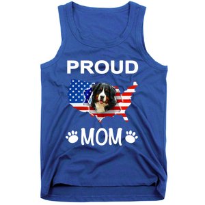 Bernese Mountain Dog Bernese Mountain Proud Patriot Mom Cute Gift Tank Top