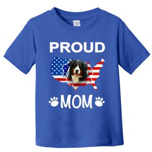 Bernese Mountain Dog Bernese Mountain Proud Patriot Mom Cute Gift Toddler T-Shirt