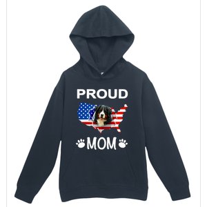 Bernese Mountain Dog Bernese Mountain Proud Patriot Mom Cute Gift Urban Pullover Hoodie