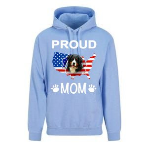 Bernese Mountain Dog Bernese Mountain Proud Patriot Mom Cute Gift Unisex Surf Hoodie