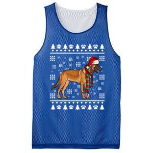 Belgian Malinoi Dog Santa Hat Xmas Ugly Christmas Cool Gift Mesh Reversible Basketball Jersey Tank